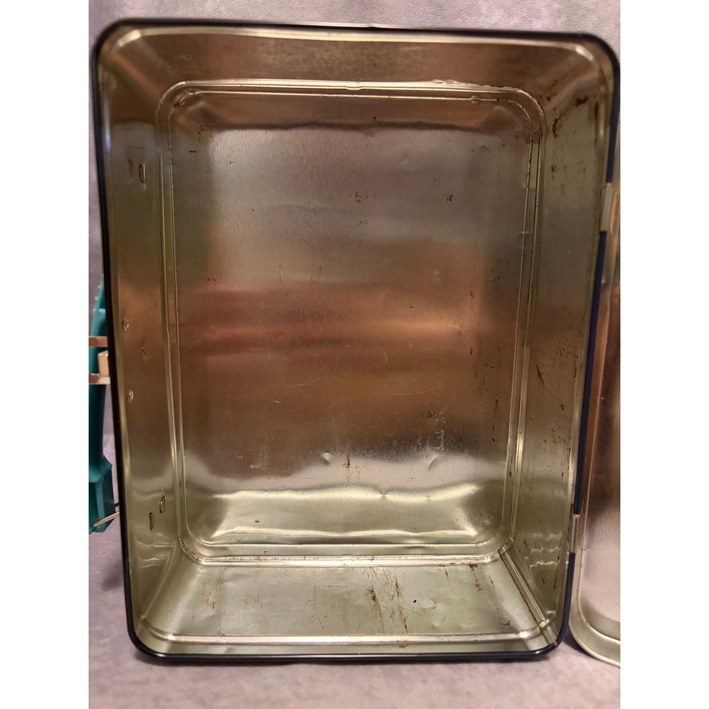 Star Wars Metal Lunch Box Tin Box Co Blue 2020 Collectible - Picture 5 of 10